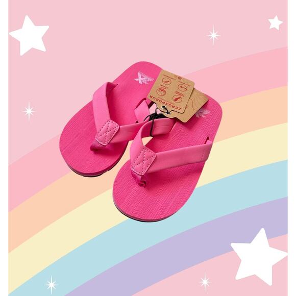 NWT ZeroXposur Kid’s Size 12/13 Flip Flops for Girls  Pink - Picture 1 of 5